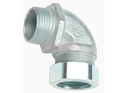 90 DEGREE SHORT ANGLE CONNECTORS MALLEABLE IRON